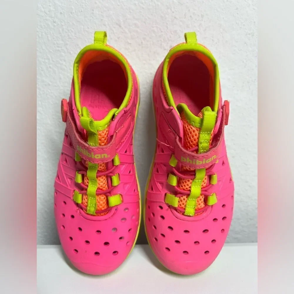Stride Rite Made 2 Play Pink Phibian Sneaker Sandals Size 12 Water shoes
